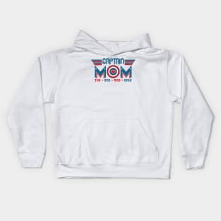 Captain Mom The One And Only Kids Hoodie